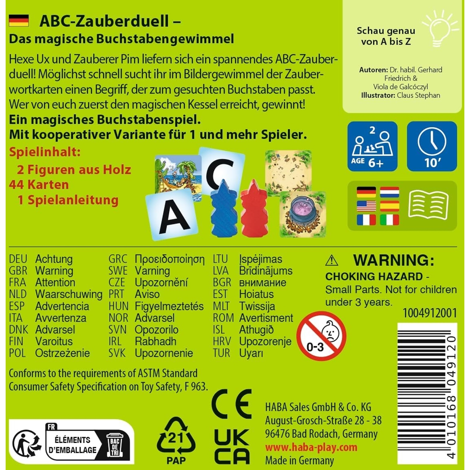 Haba 4912 ABC - Zauberduell