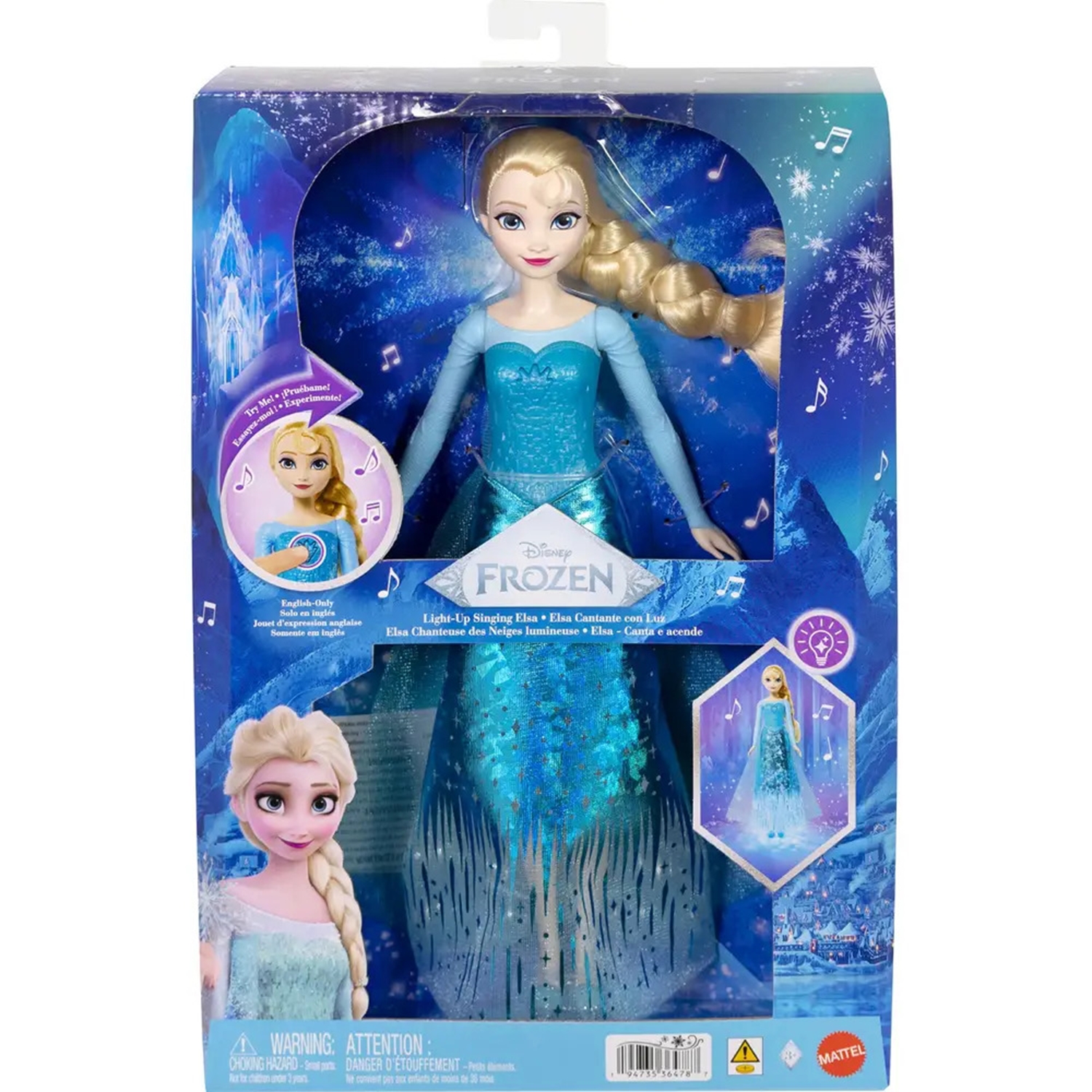 Mattel JNB95 Disney Die Eiskönigin Elsa