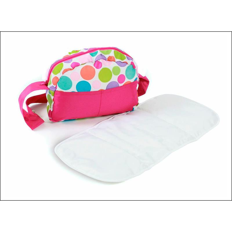 Bayer Chic 2000 853 17 Puppen-Wickeltasche, Pinky Bubbles