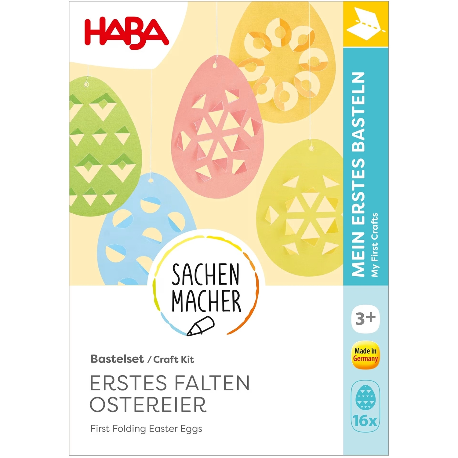 Haba 2012670 Bastelset – Erstes Falten Ostereier