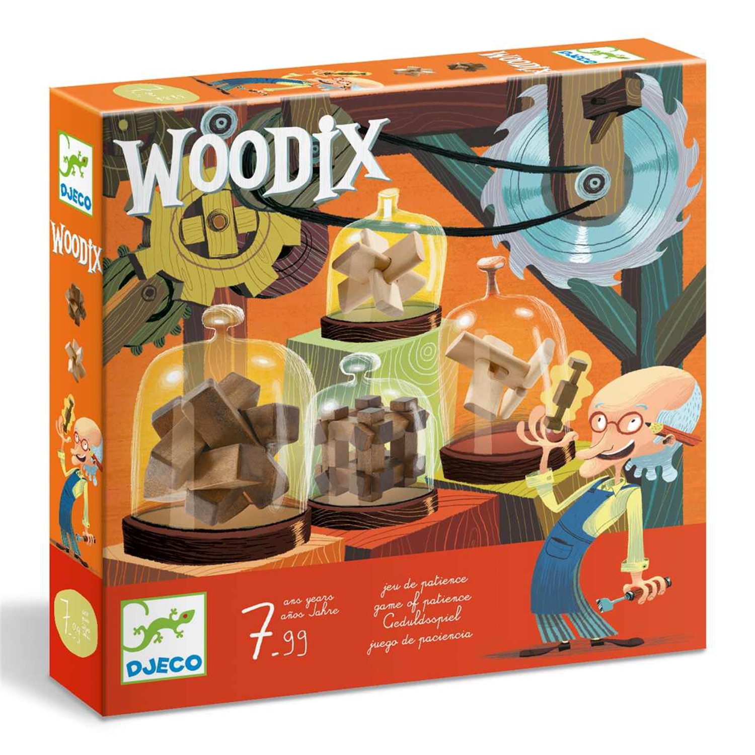 Djeco DJ08464 Knobelspiele: Woodix