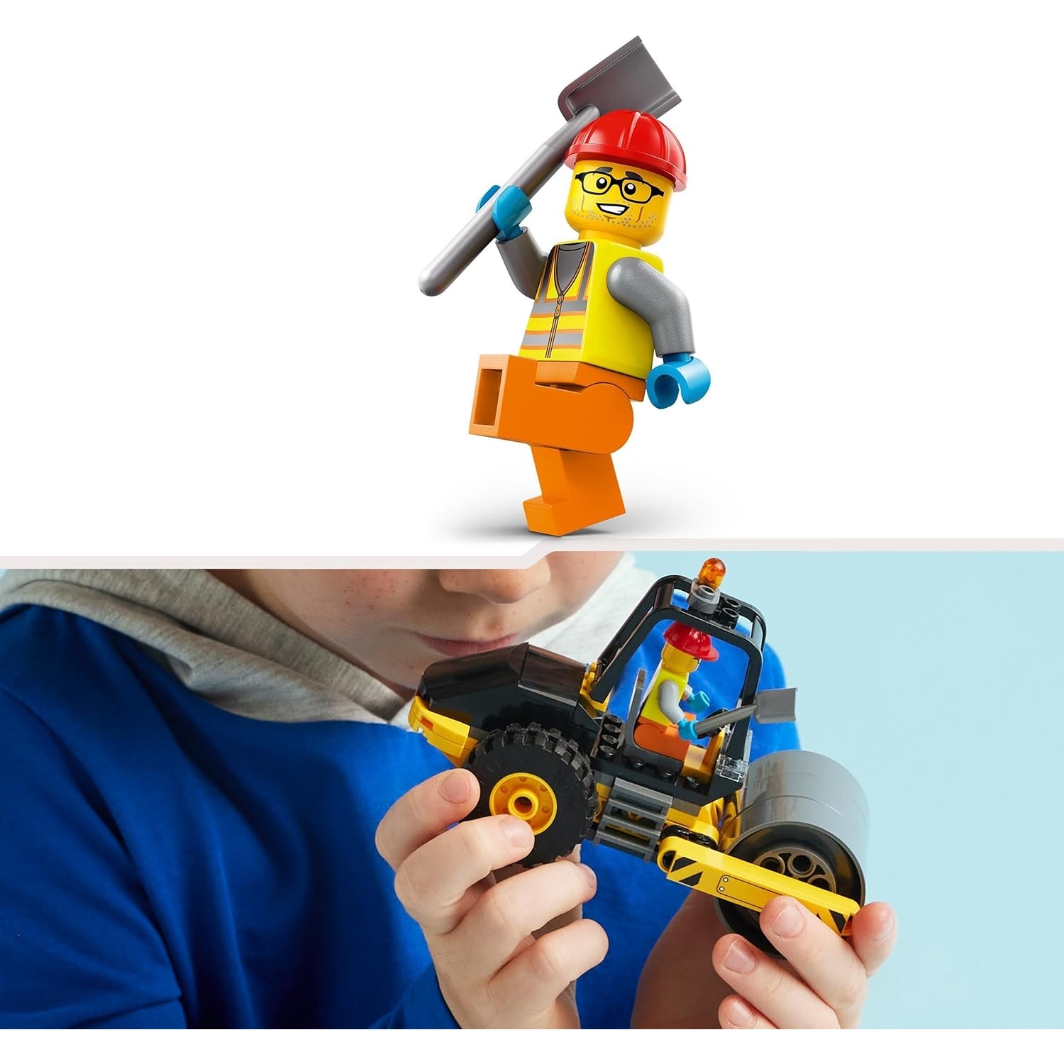 LEGO 60401 Straßenwalze