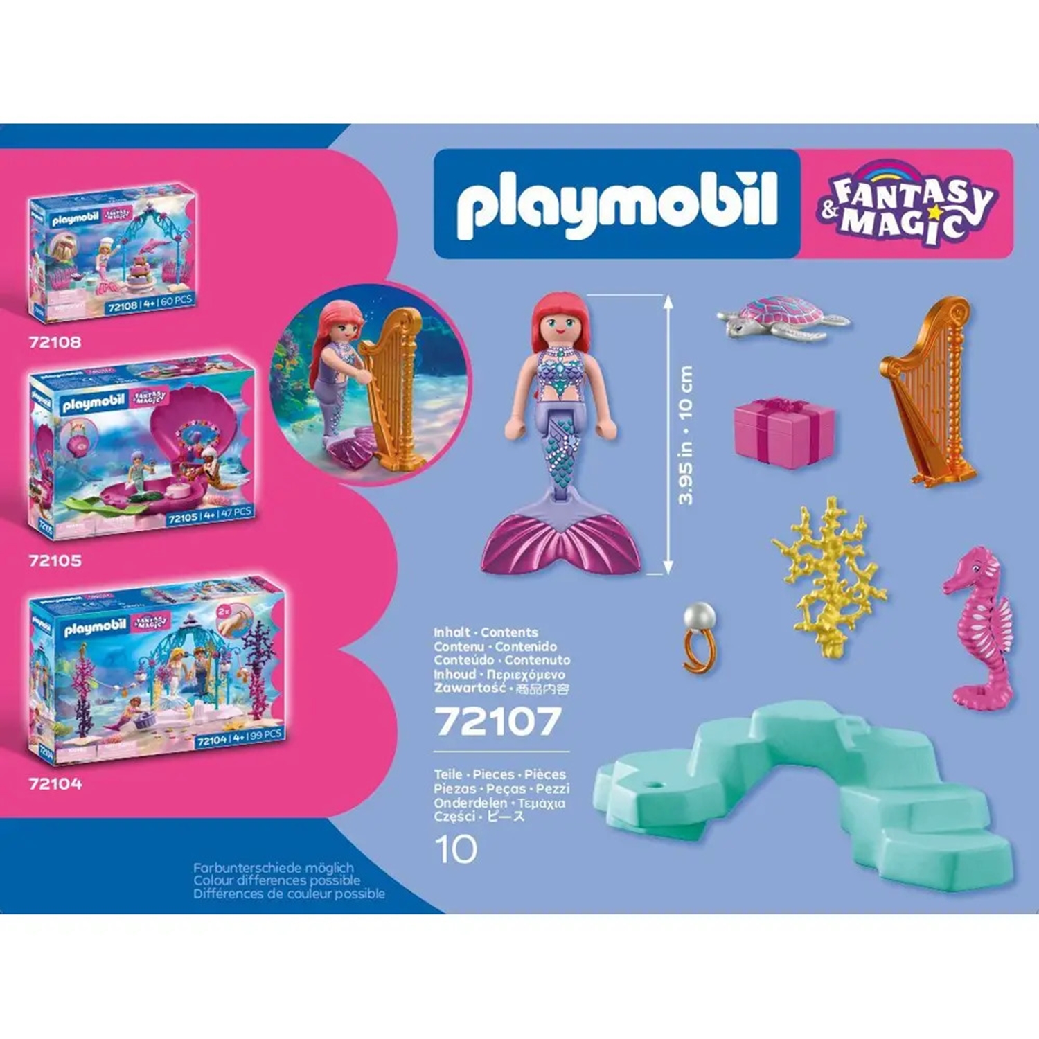 PLAYMOBIL 72107 Meerjungfrau mit Geschenk