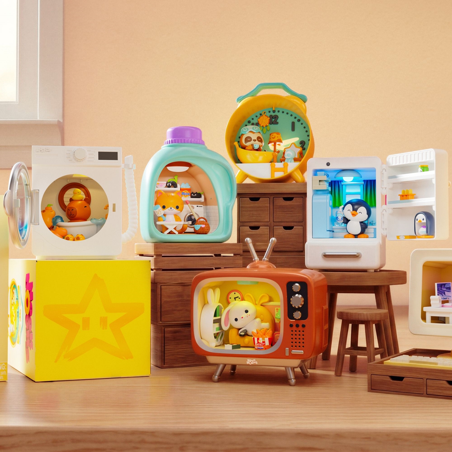 Zuru 18101 Starbox Nook Nooks – Überraschungs-Sammelfiguren