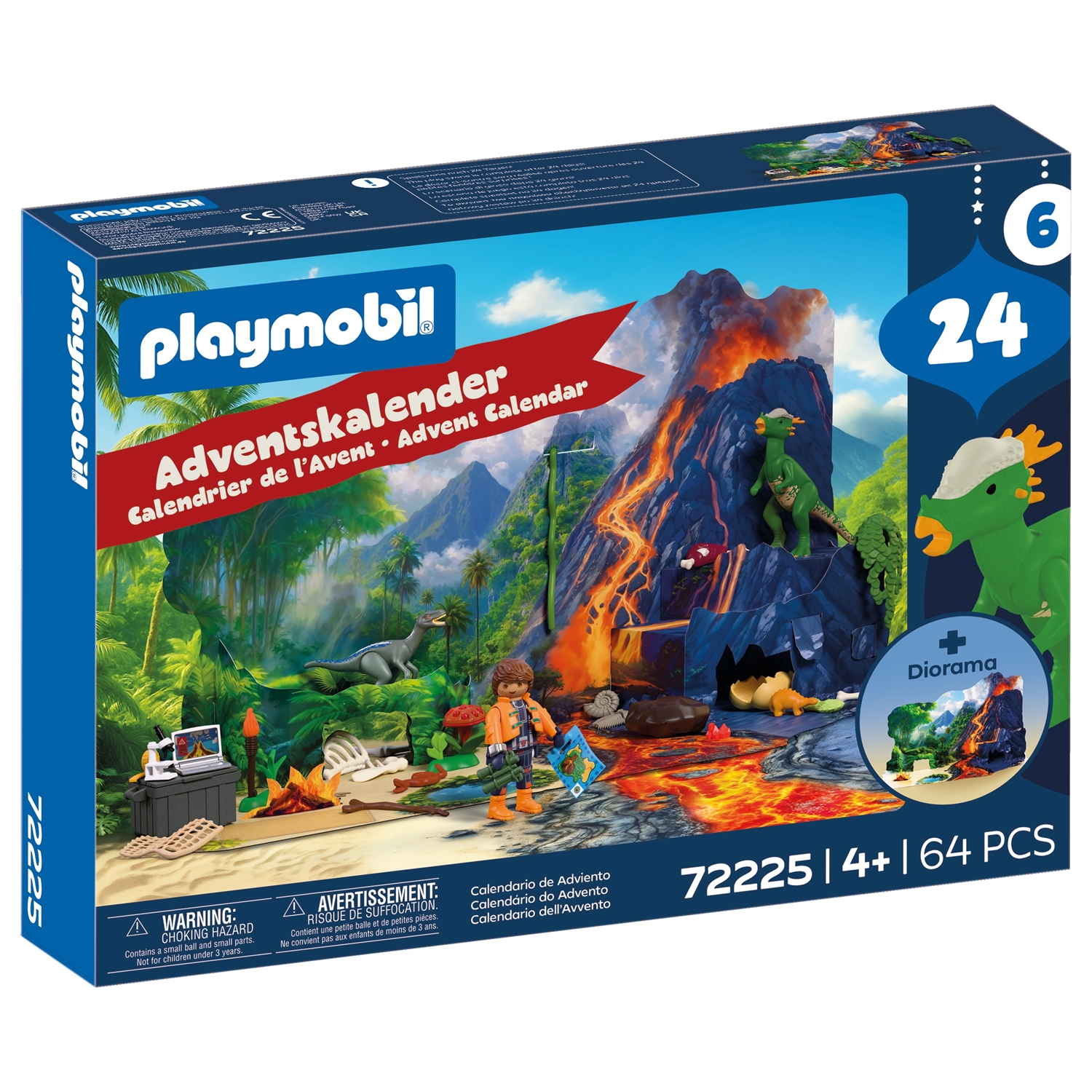PLAYMOBIL 72225 Adventskalender: Dino-Expedition