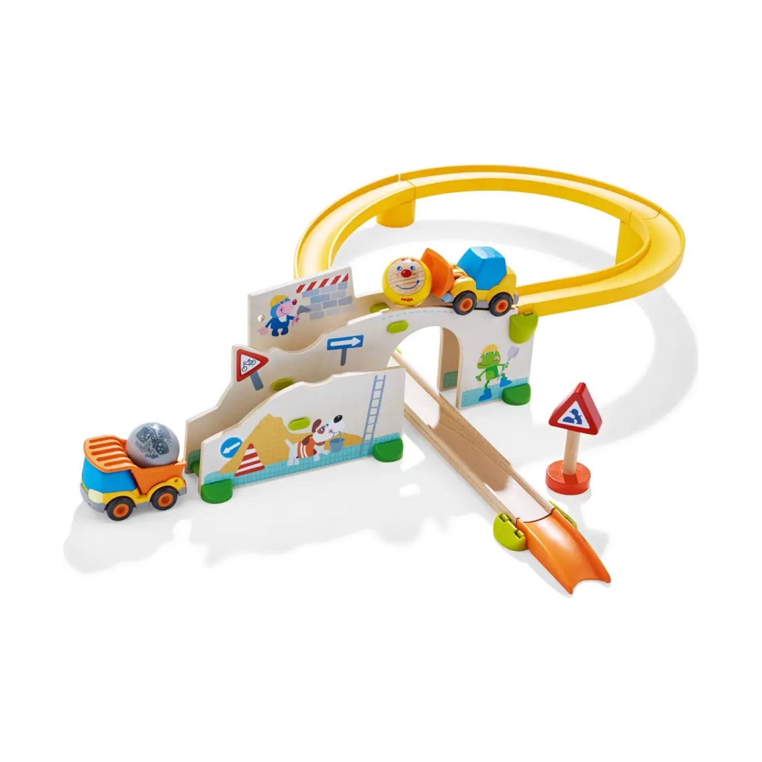 Haba 303081 Kullerbü – Spielbahn Auf der Baustelle