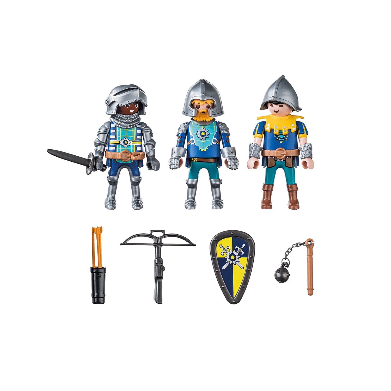 PLAYMOBIL 70671 3er Set Novelmore Ritter