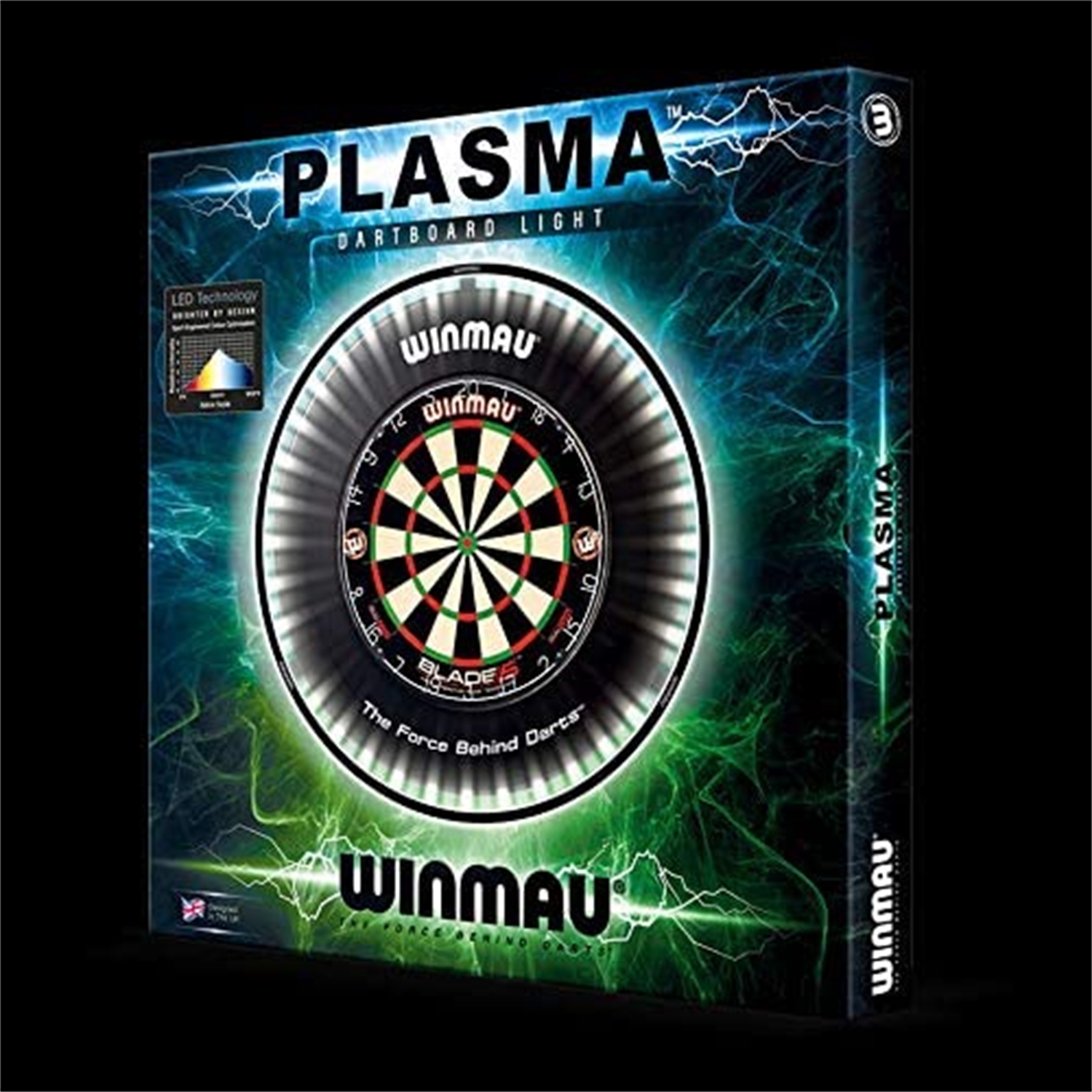 Winmau 807301 Plasma-Dartscheiben-Licht