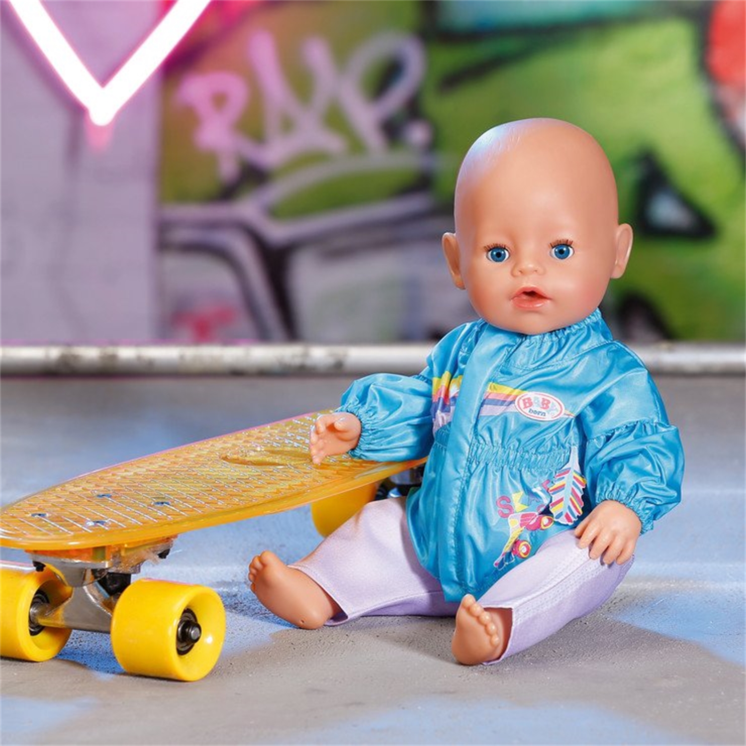 Zapf Creation 828212-B BABY born Freizeitanzug Türkis 43 cm