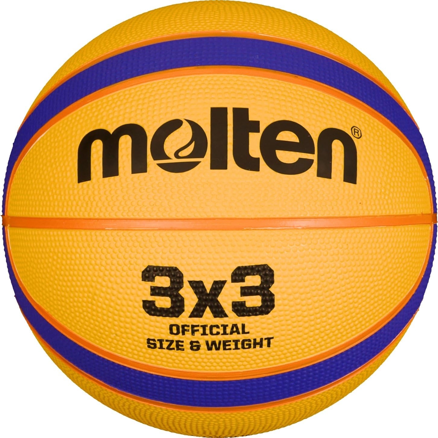 Molten B33T2000 Outdoor-Trainingsball „FIBA 3x3", nach offiziellen