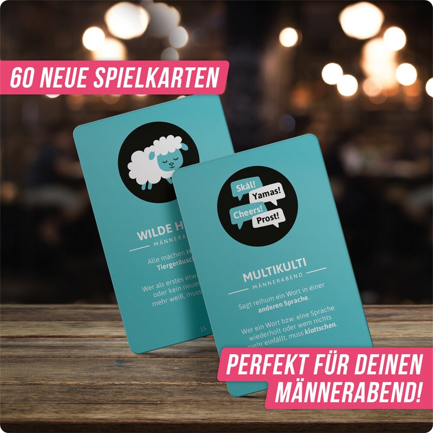 DENKRIESEN KL1510 DENKRIESEN - klattschen® - Männerabend - SPIELKART