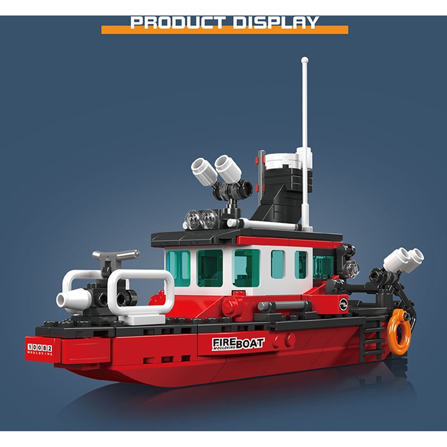 Mould King 10082 Feuerwehrboot