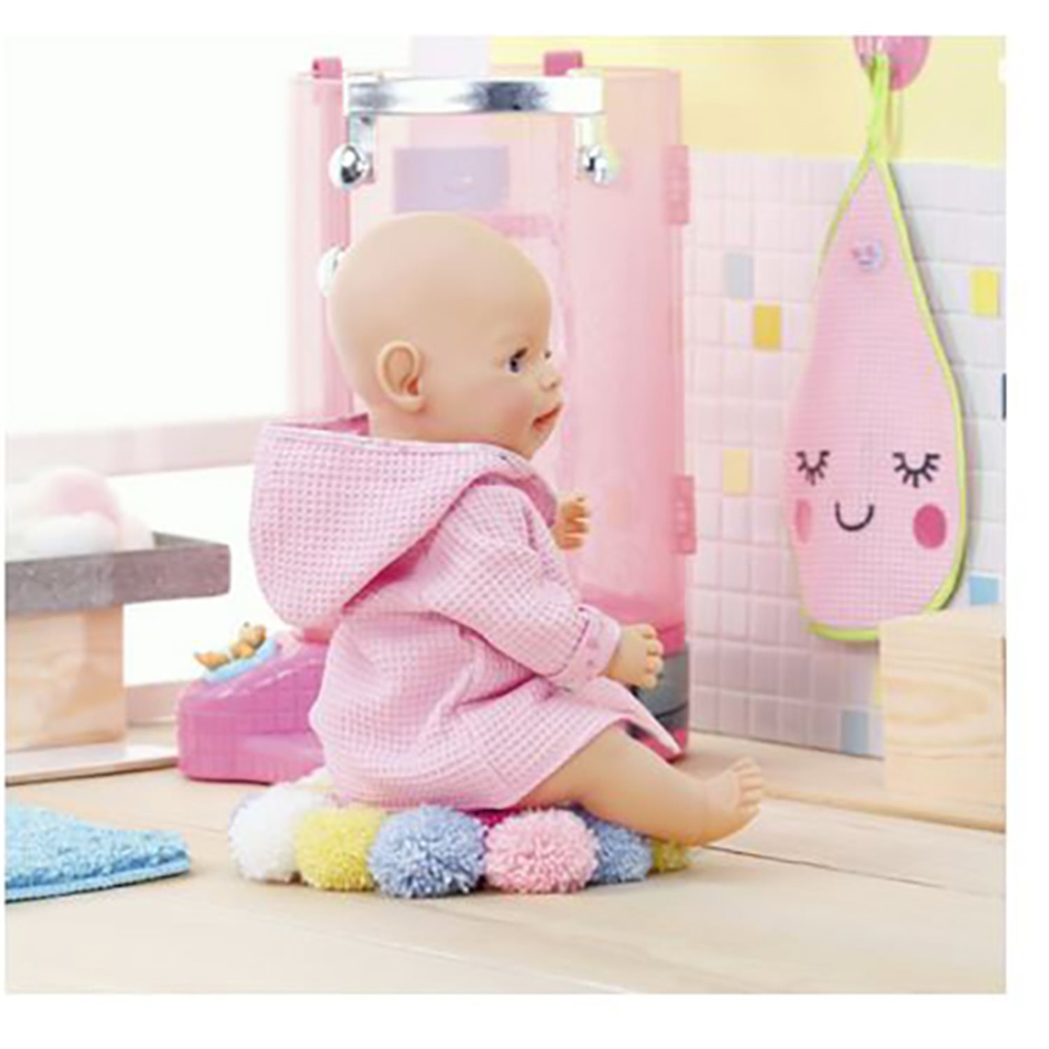 Zapf Creation 827505 BABY born Bath Bademantel 43cm