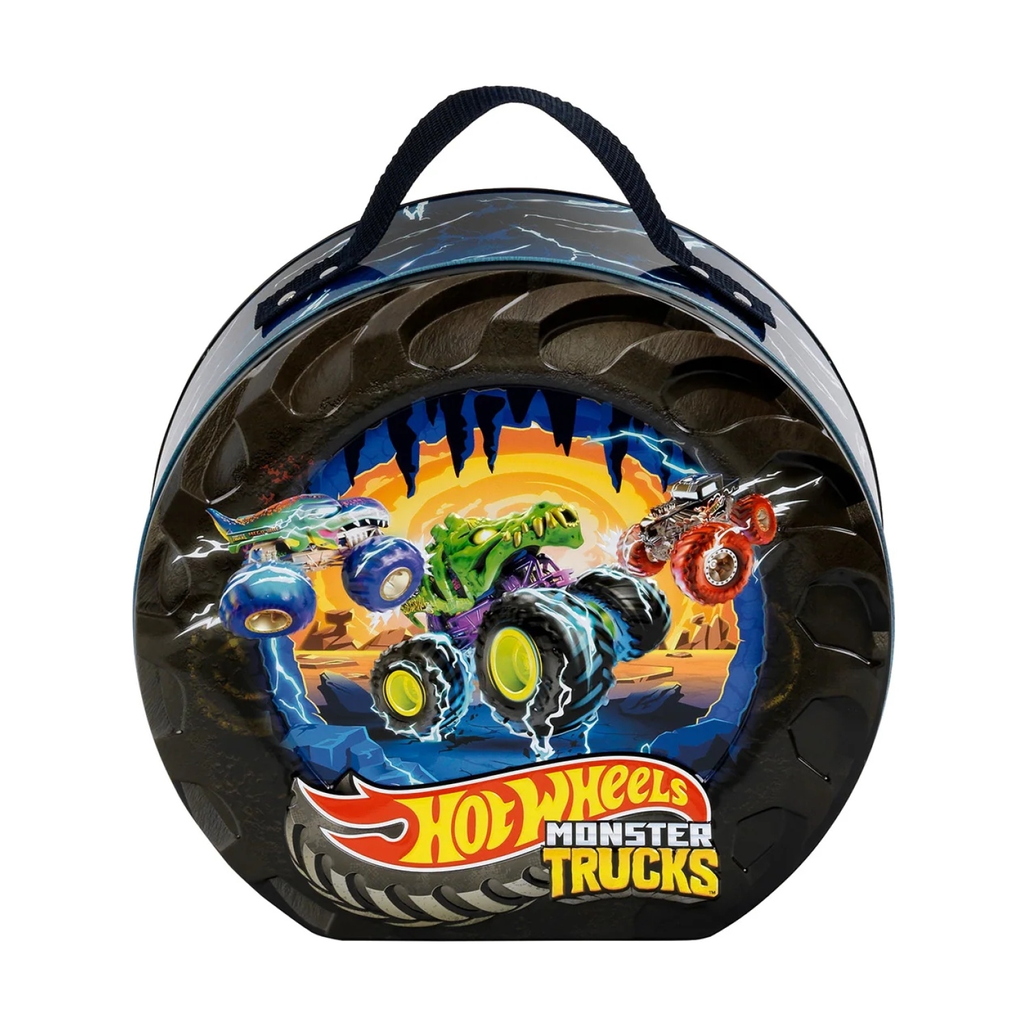 Theo Klein 2558 Hot Wheels Monster Trucks - Radkoffer für 7 Autos