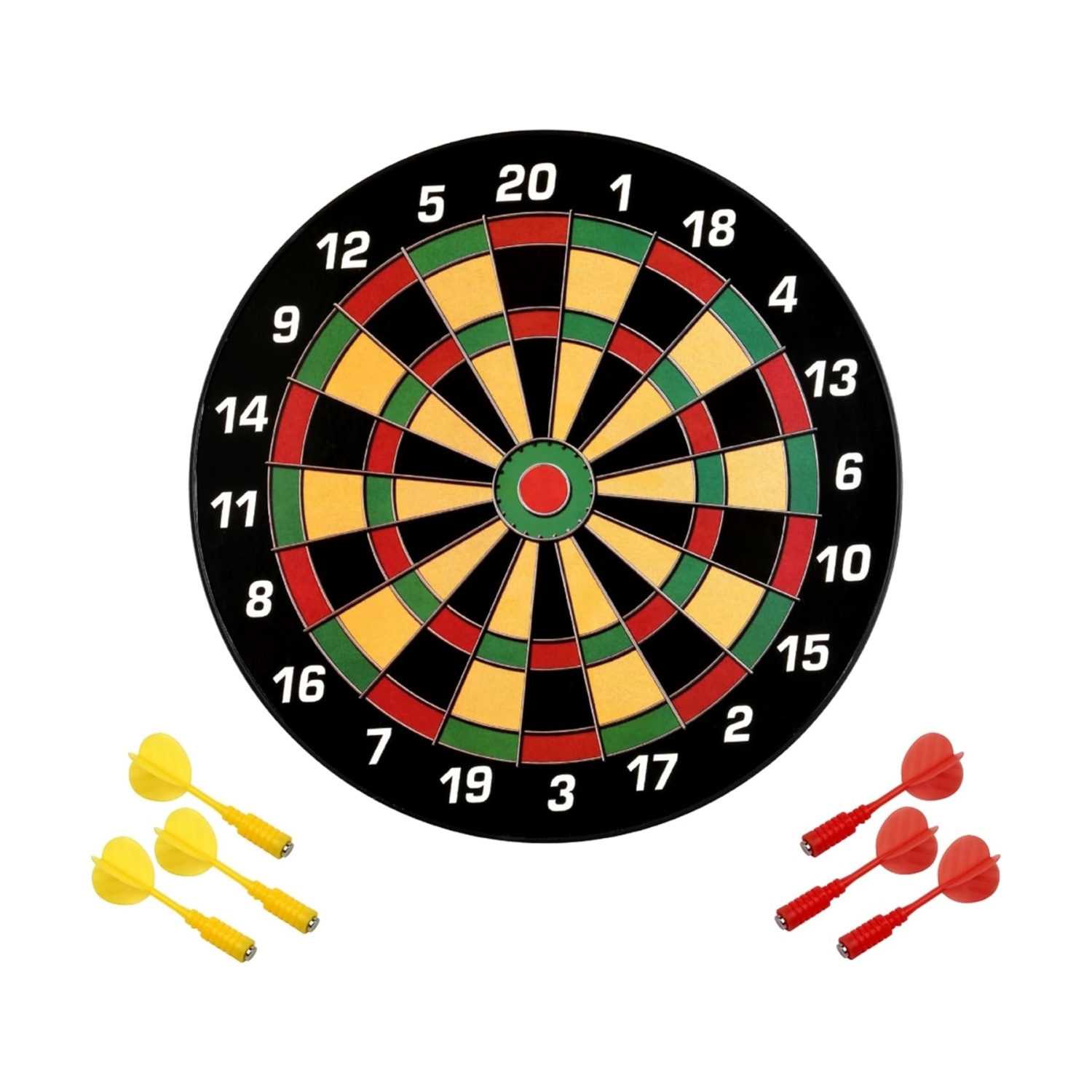 Karella 484501 Dartboard Magnet 40 cm Modell Family inkl. 6 Magne
