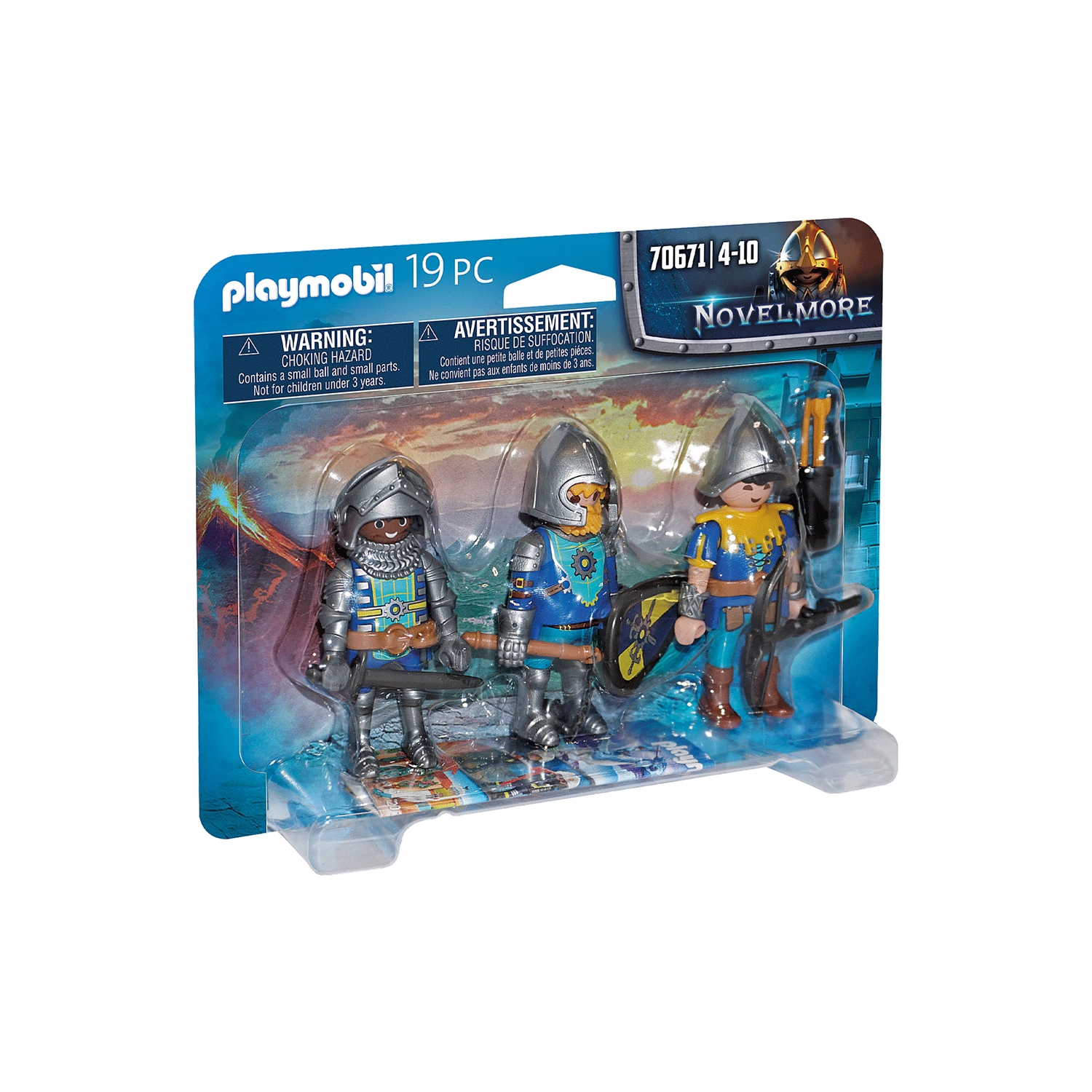 PLAYMOBIL 70671 3er Set Novelmore Ritter