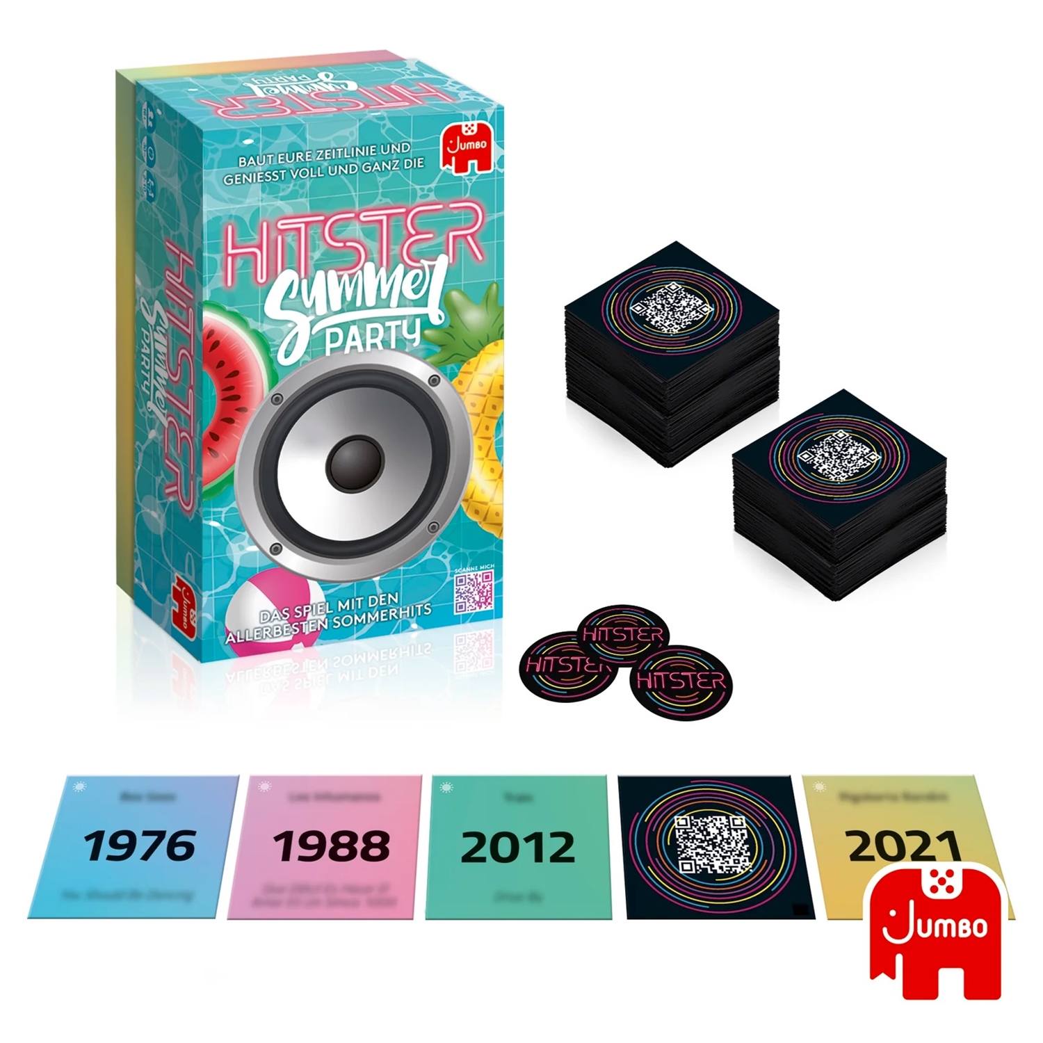 Jumbo Spiele 1110100357 Hitster - Summer Party