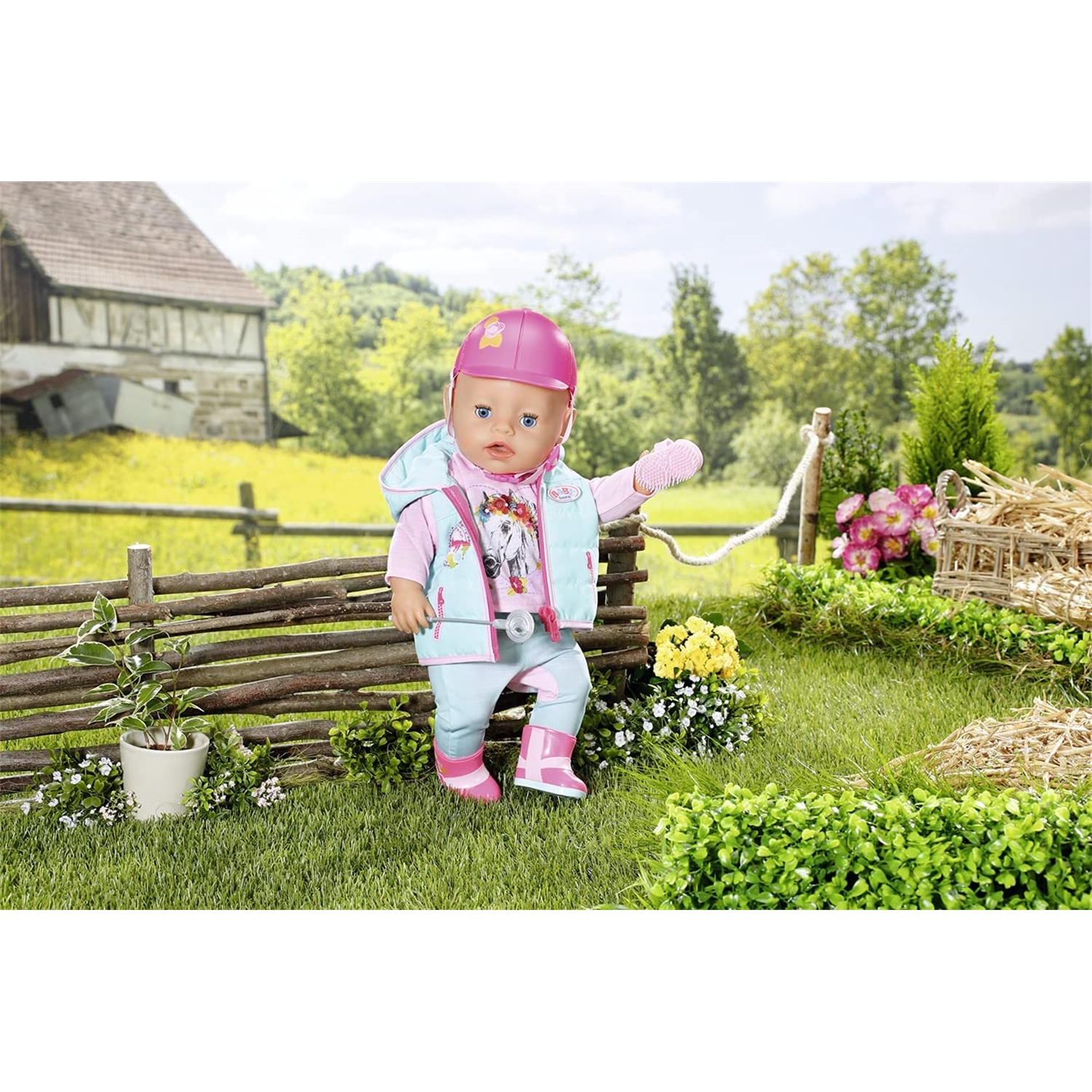 Zapf Creation 831175 BABY born Deluxe Reitoutfit
