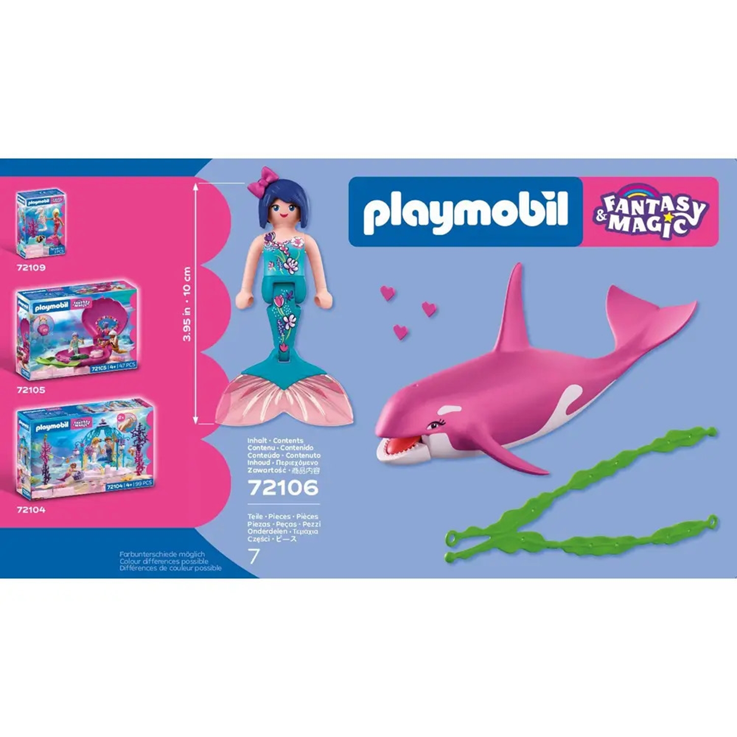 PLAYMOBIL 72106 Orca mit Meerjungfrau