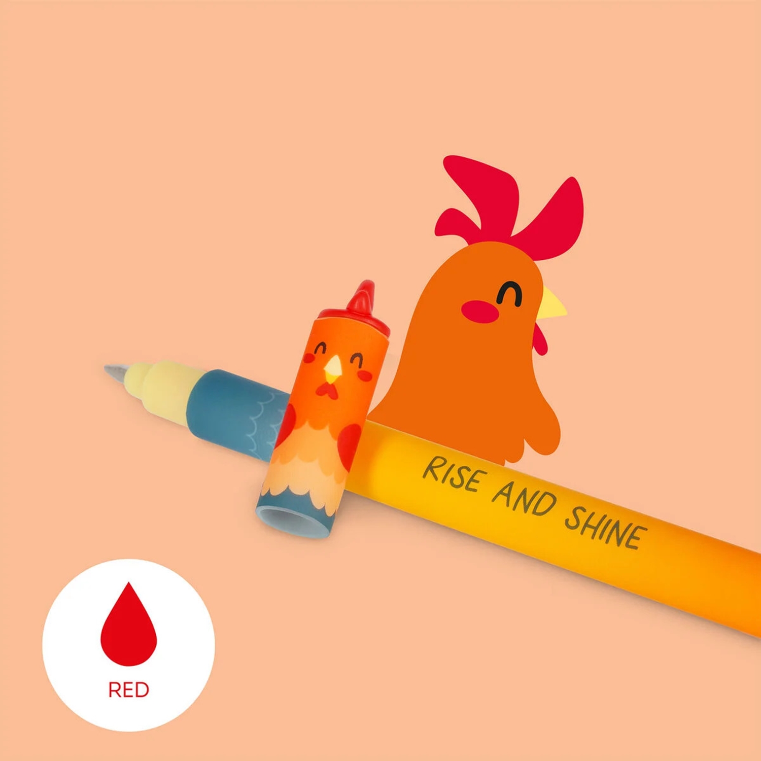 Legami EPSET0011 SET OF 4 ERASABLE GEL PENS - FARM SWEET FARM