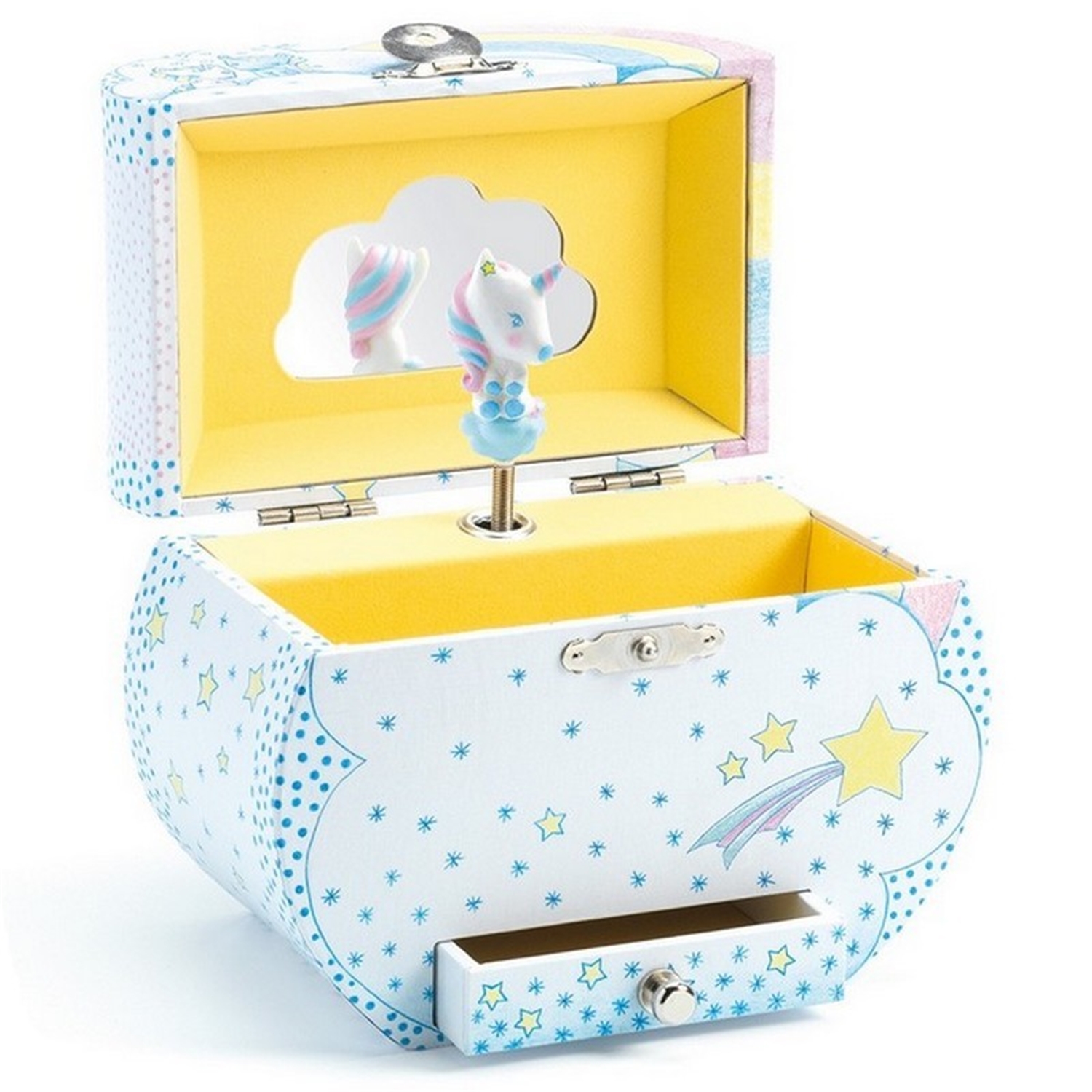 Djeco DJ06605 Musik Schmuckkästchen: Träume des Einhorns Djeco DJ06605 Musik Schmuckkästchen: Träume des Einhorns