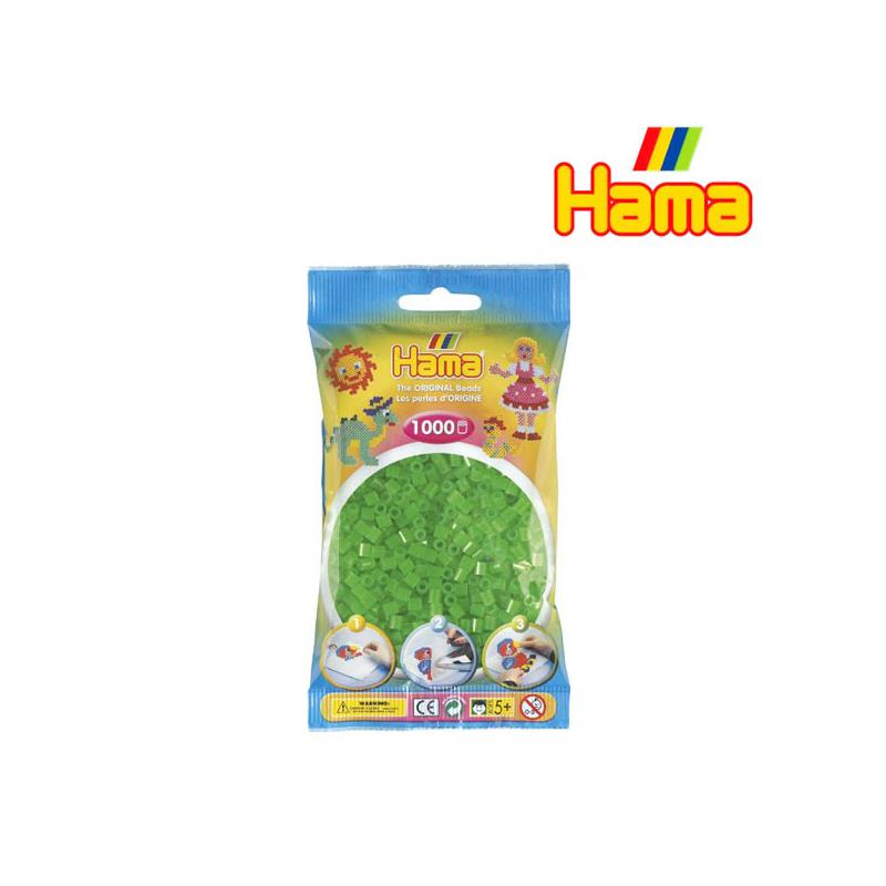 Hama 207-37 Perlen-Btl. 1000Stck., neongrün