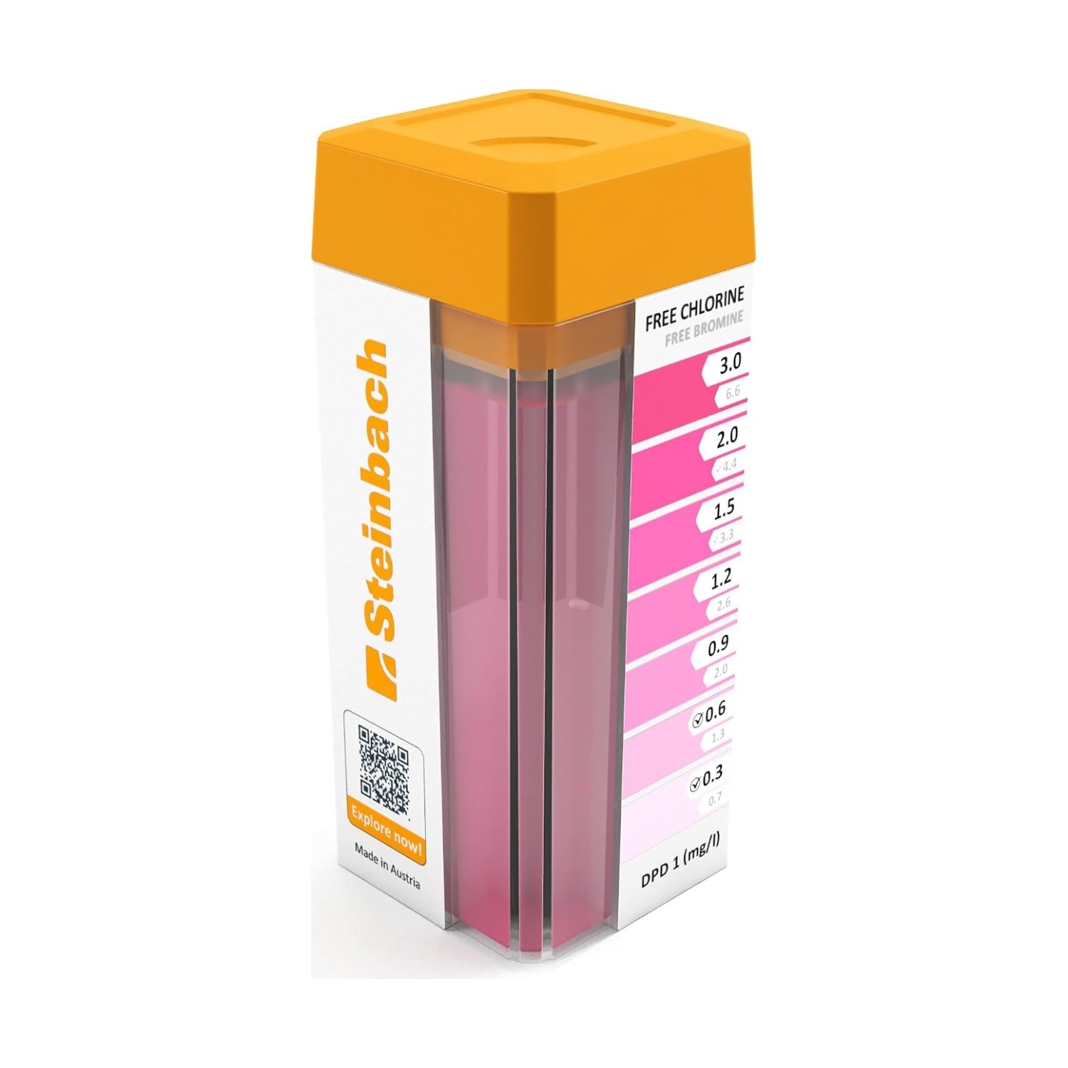 Steinbach 079200 Testkit für pH-Wert und freies Chlor/Brom, je 20 T