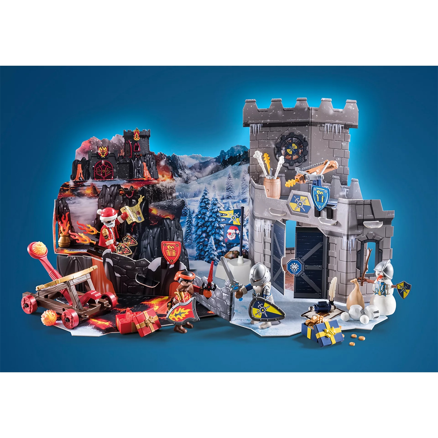 PLAYMOBIL 71346 Adventskalender Novelmore - Kampf im Schnee