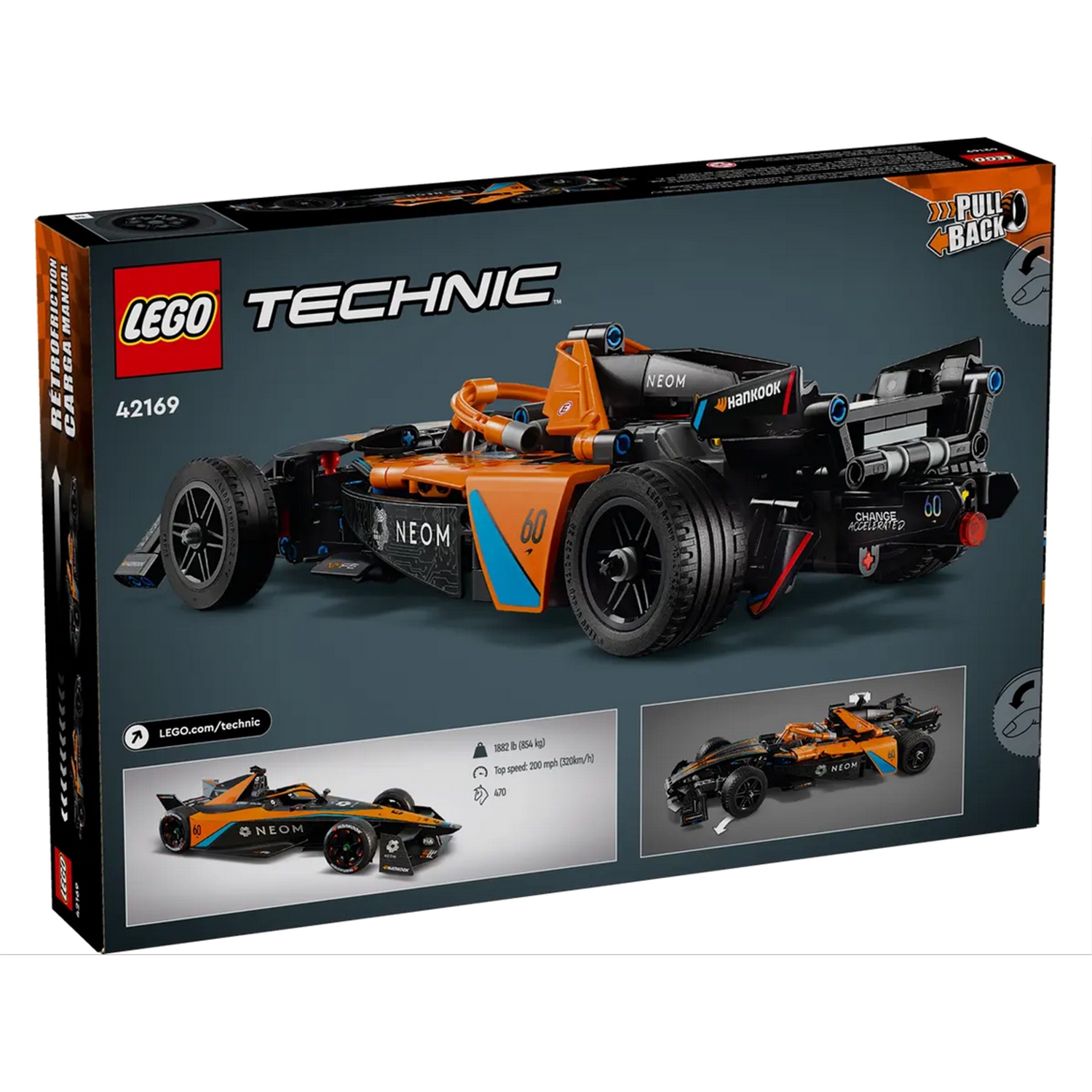 LEGO 42169 NEOM McLaren Formula E Race Car