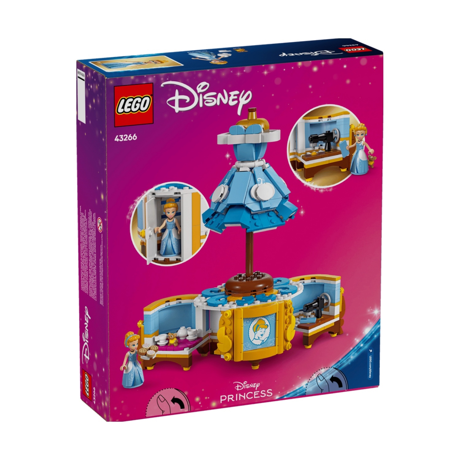 LEGO 43266 Cinderellas Kleid