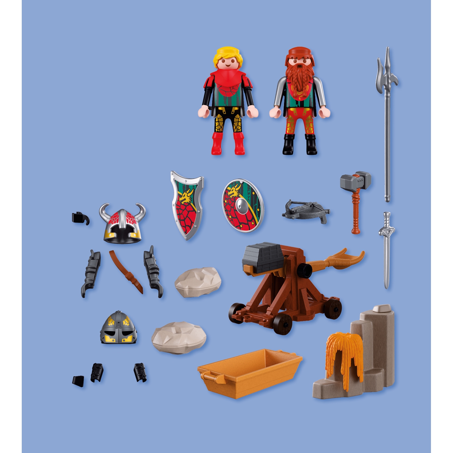PLAYMOBIL 72117 Knights Steinkatapult Drachenritter