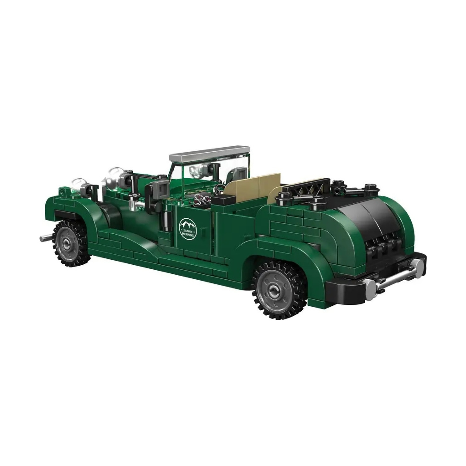 Mould King 27105 4-Liter Luxus-Oldtimer + Showcase
