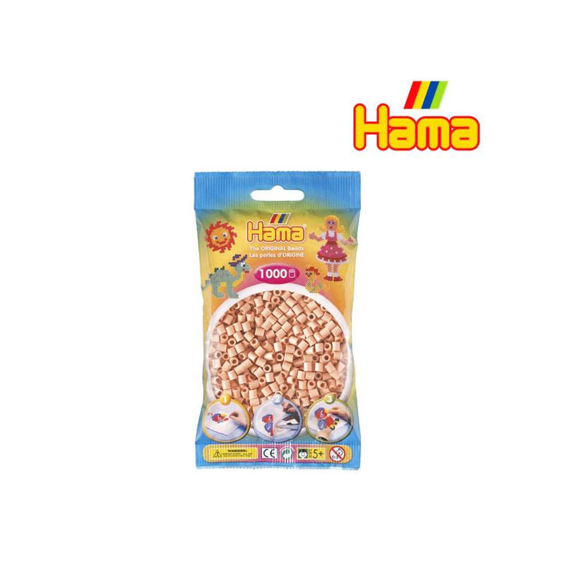 Hama 207-26 Perlenbeutel 1000 Stck., hautfarbe