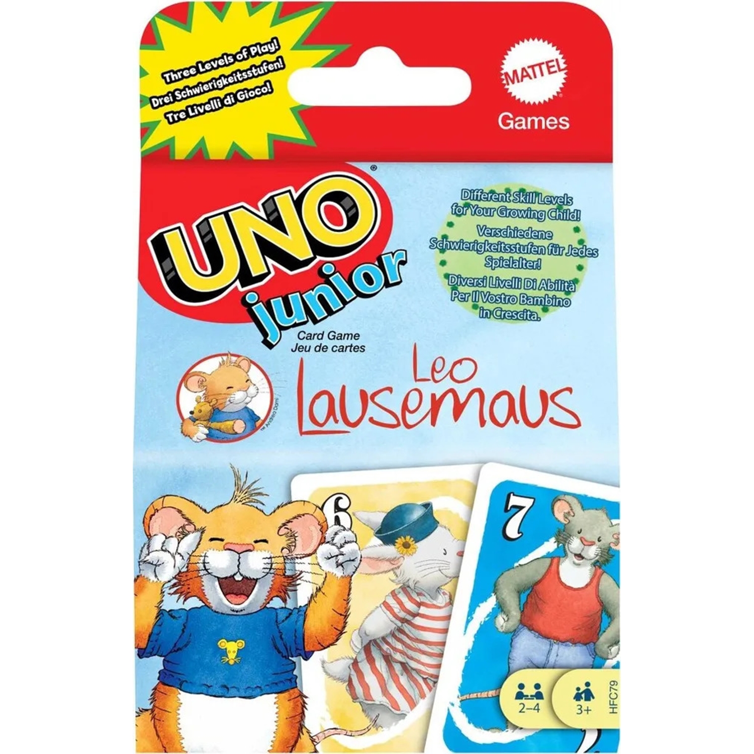 Mattel HFC79 Uno Junior Leo Lausemaus