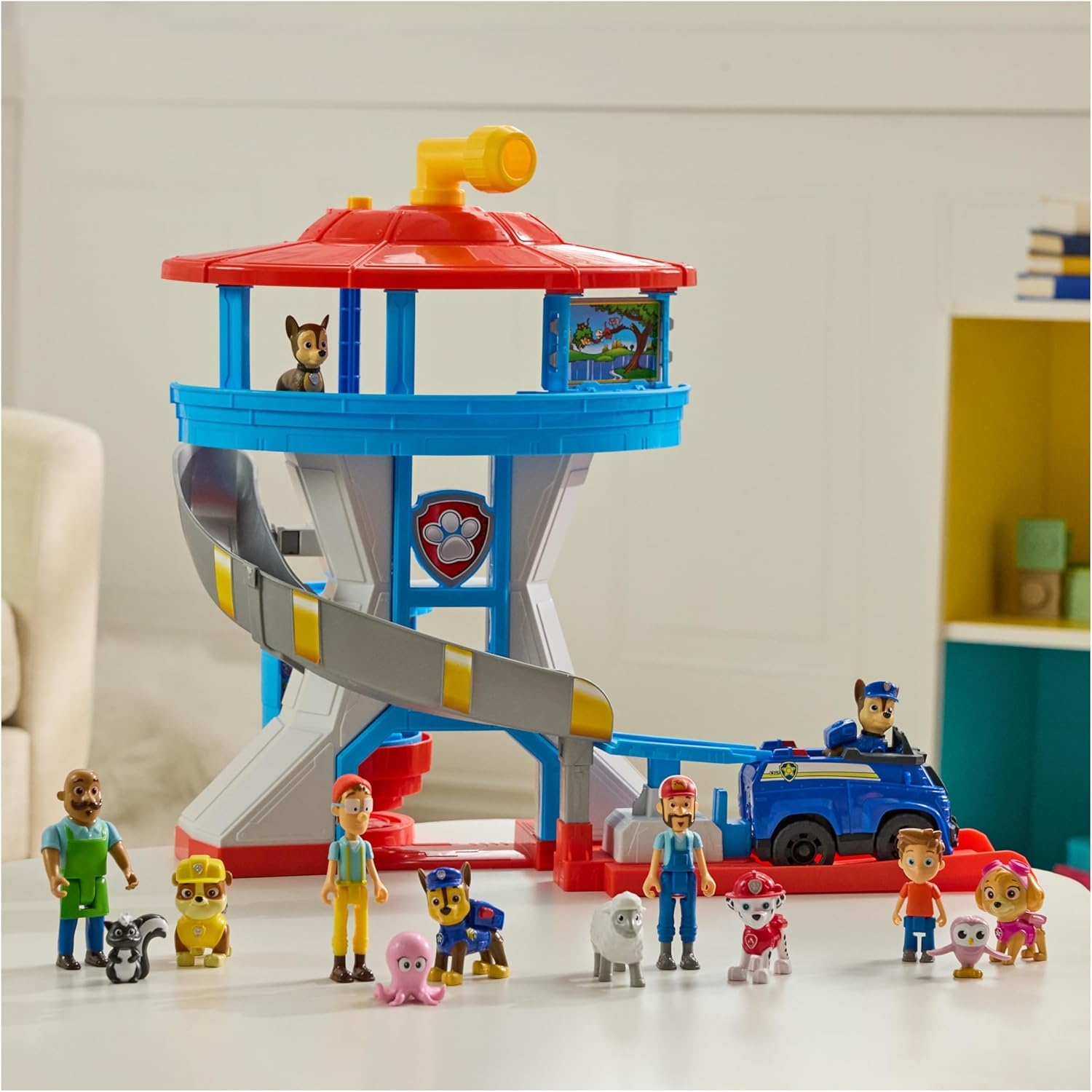 Spin Master 6073765 PAW Patrol - Lookout Tower Playset (Hauptquartier)