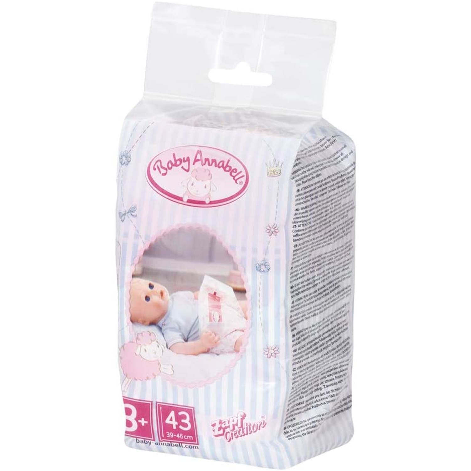 Zapf Creation 703038 Baby Annabell Windeln, 5er Pack