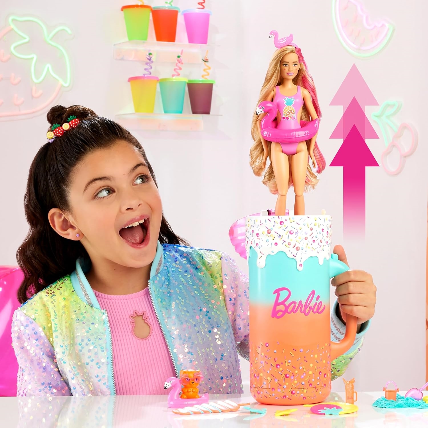 Mattel HRK57 Barbie Pop! Reveal Rise & Surprise Geschenkset