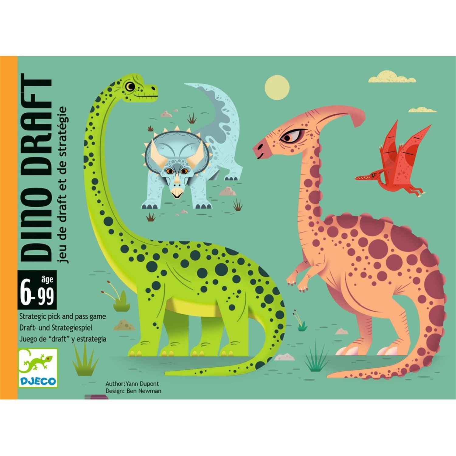 Djeco DJ05093 Kartenspiele: Dino Draft