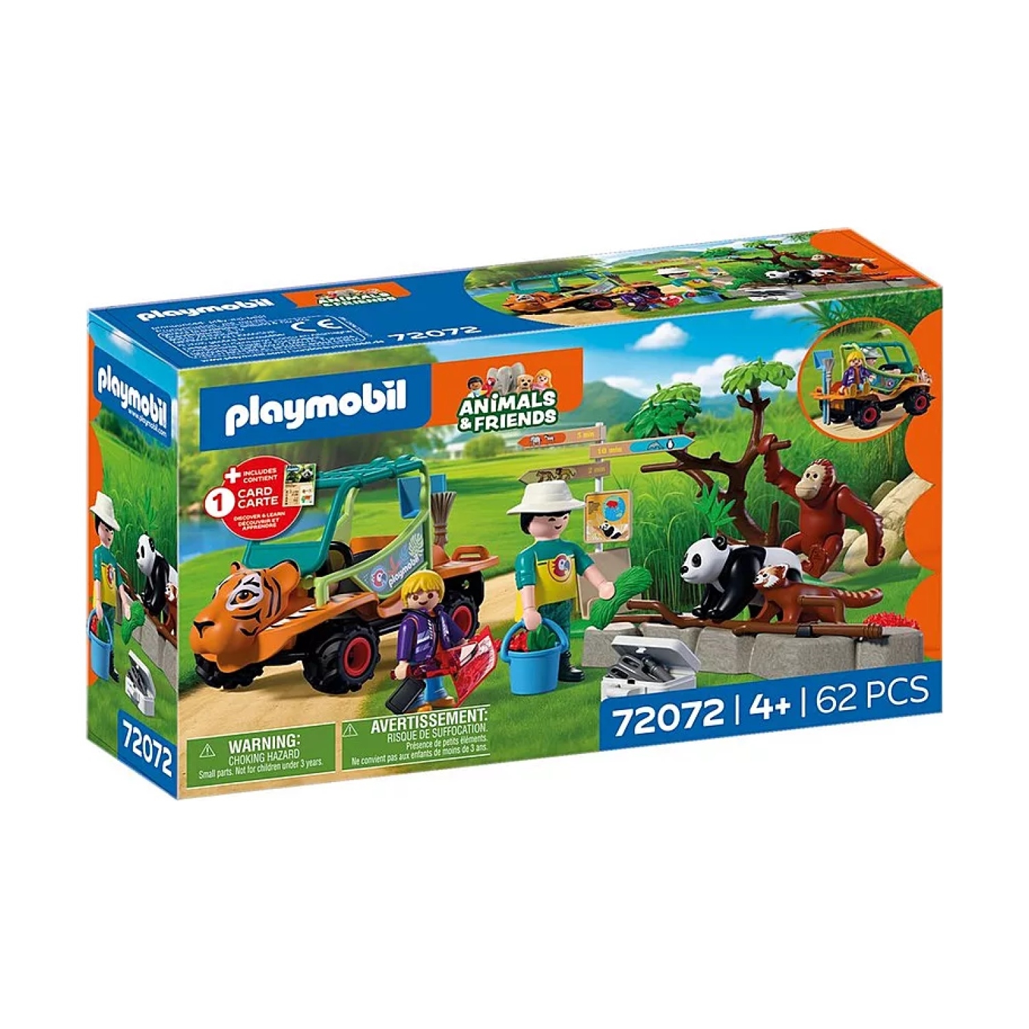 PLAYMOBIL 72072 Zoo: Tierpflegermobil