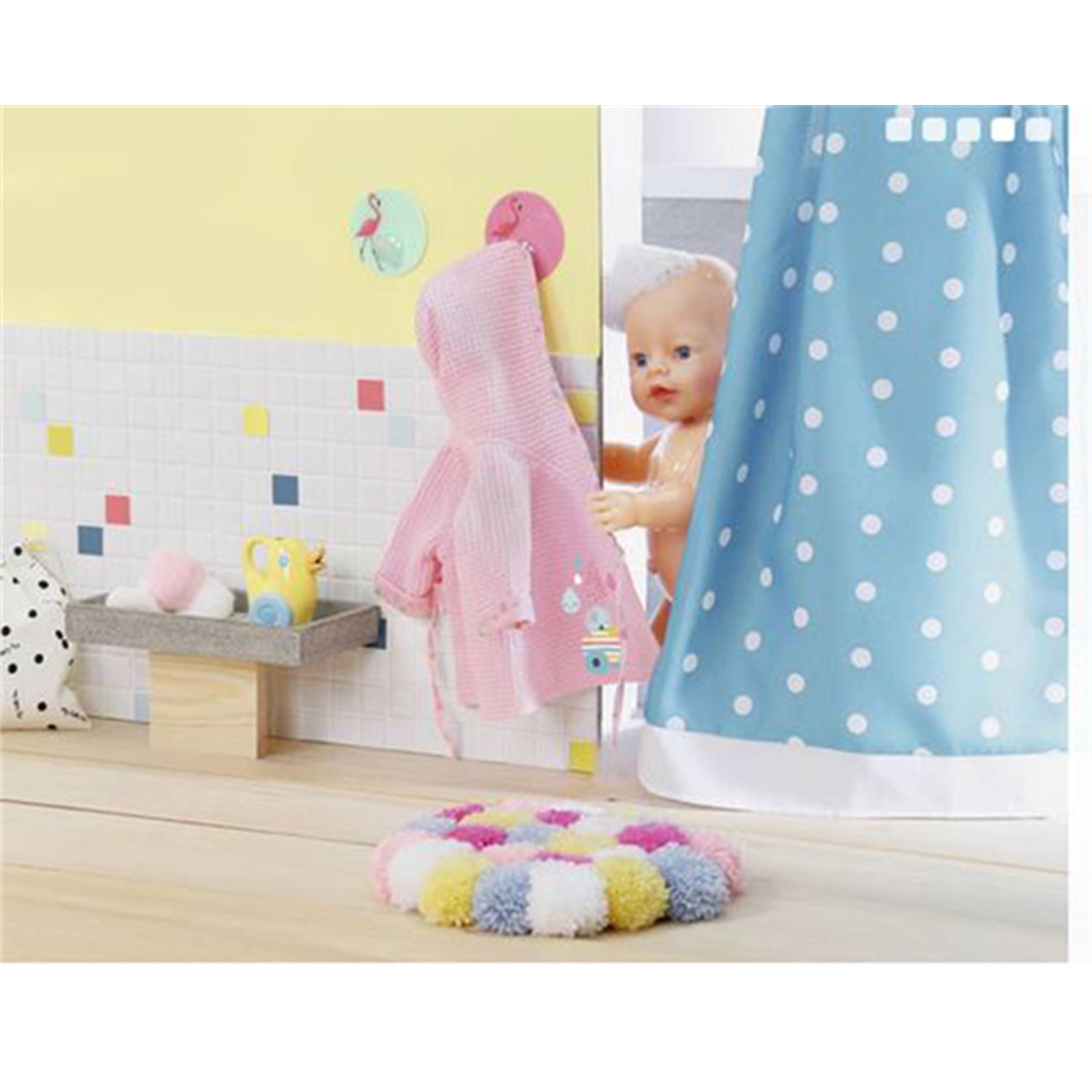 Zapf Creation 827505 BABY born Bath Bademantel 43cm