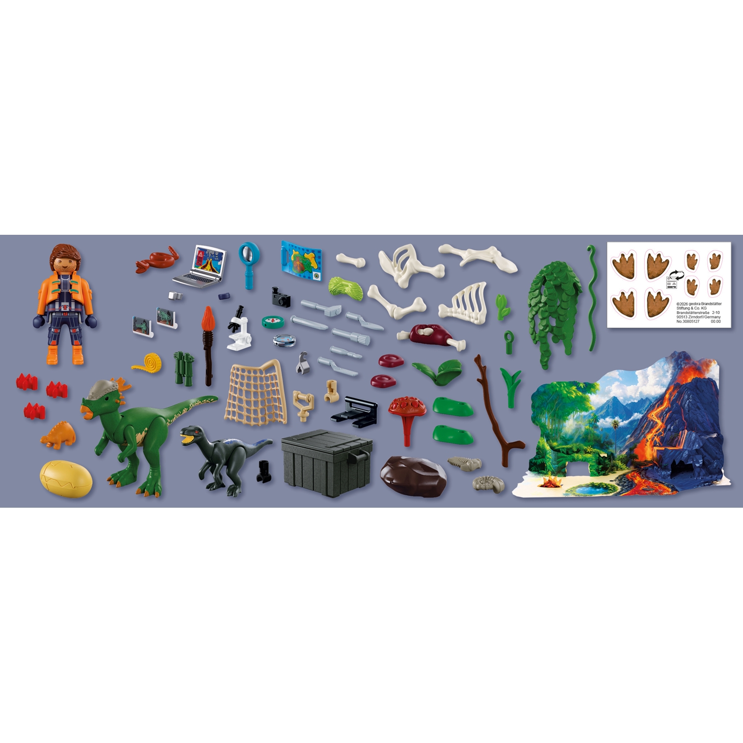 PLAYMOBIL 72225 Adventskalender: Dino-Expedition