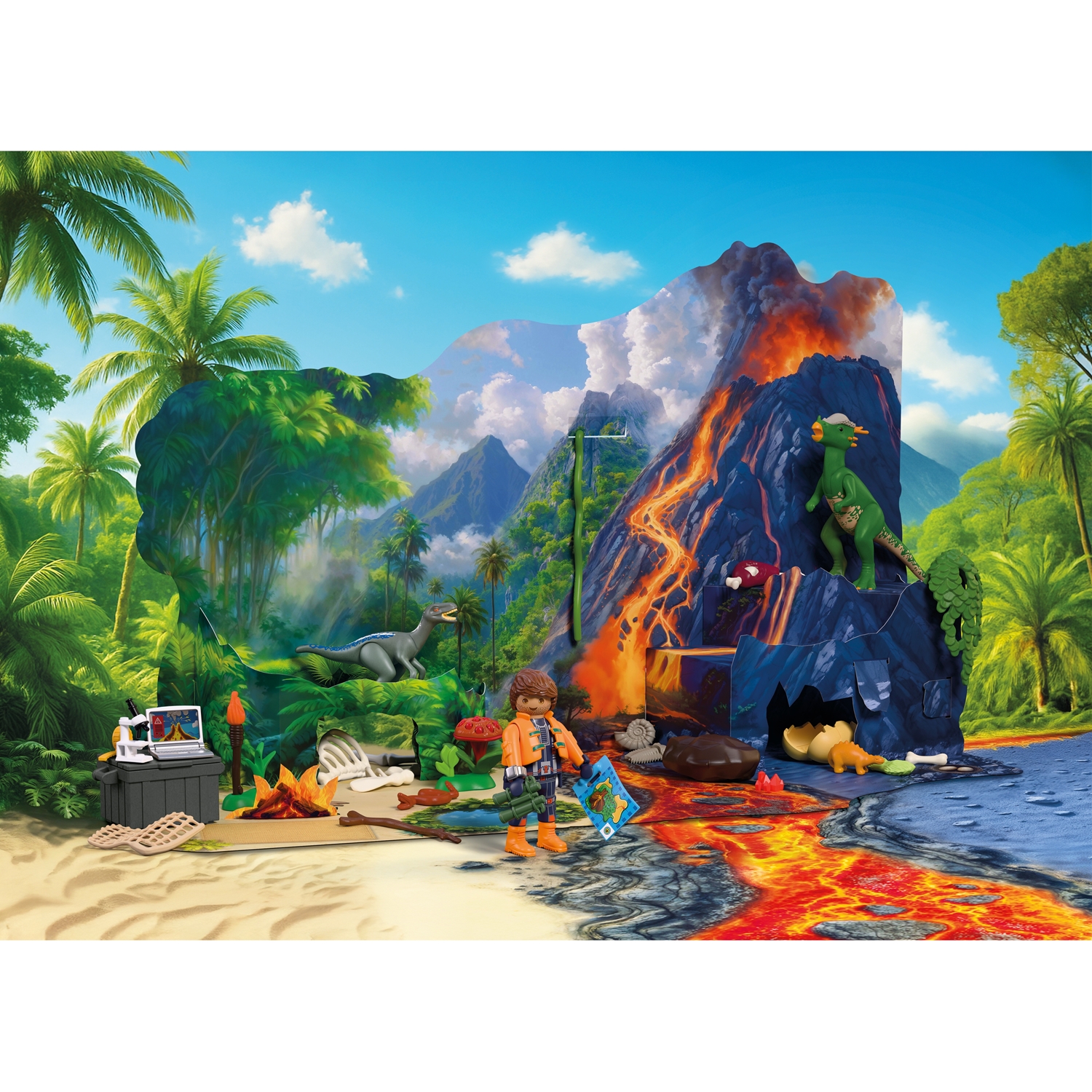 PLAYMOBIL 72225 Adventskalender: Dino-Expedition