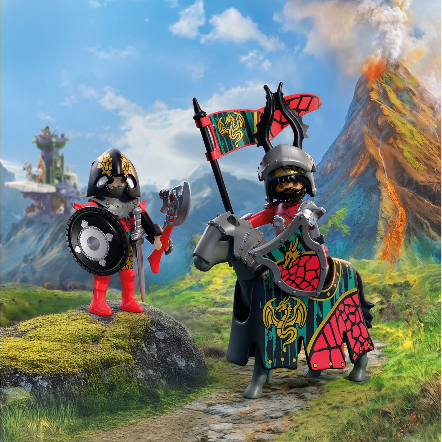 PLAYMOBIL 72118 Knights Anführer Drachenritter