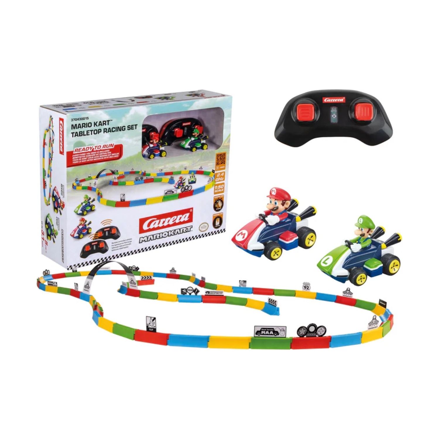 CARRERA RC 370430015 2,4GHz Mario Kart(TM) Tabletop Racing Set - Mario