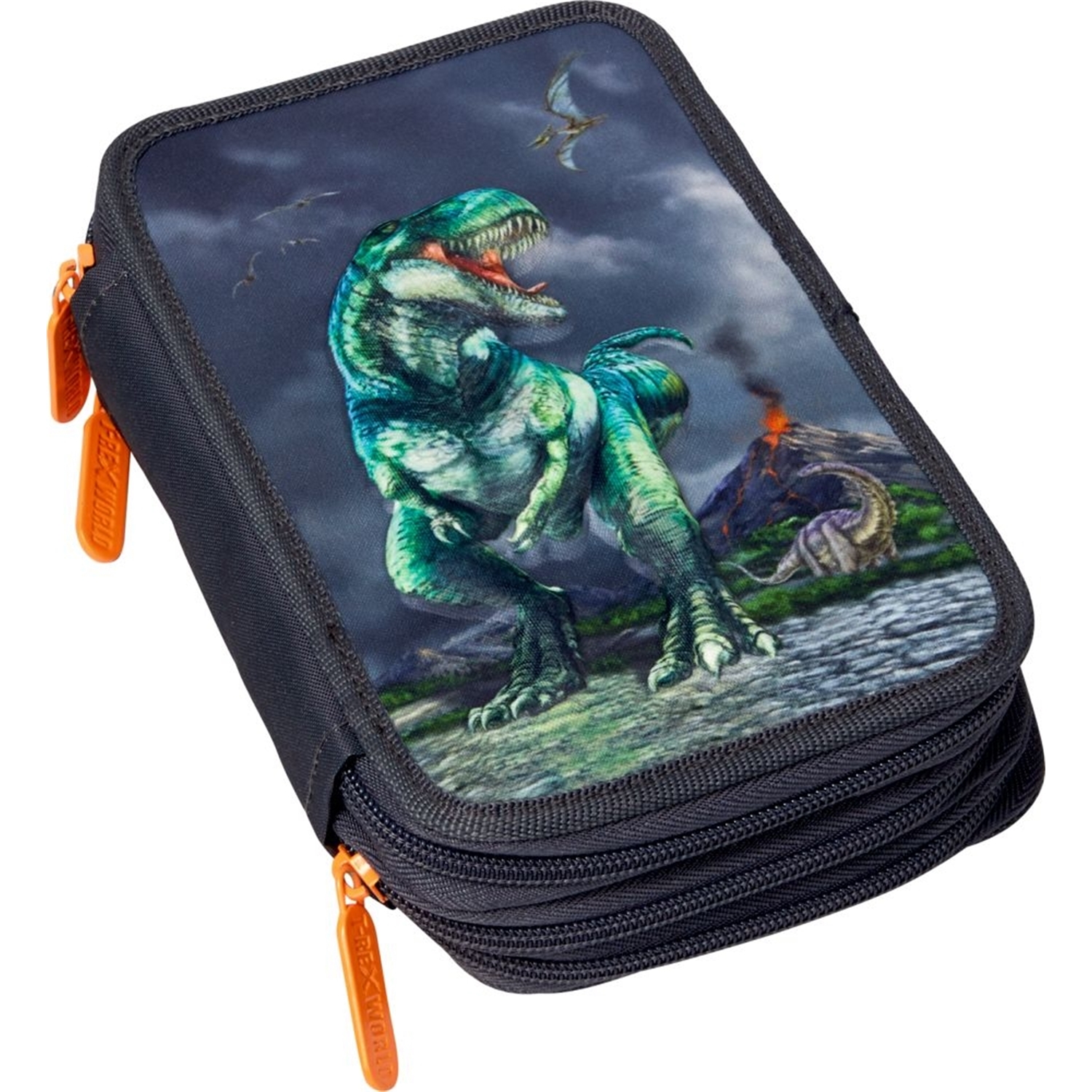 Coppenrath Verlag 16743 T-Rex World 3-Fach Federmäppchen (mit 3D-Druck) Coppenrath Verlag 16743 T-Rex World 3-Fach Federmäppchen (mit 3D-Druck)