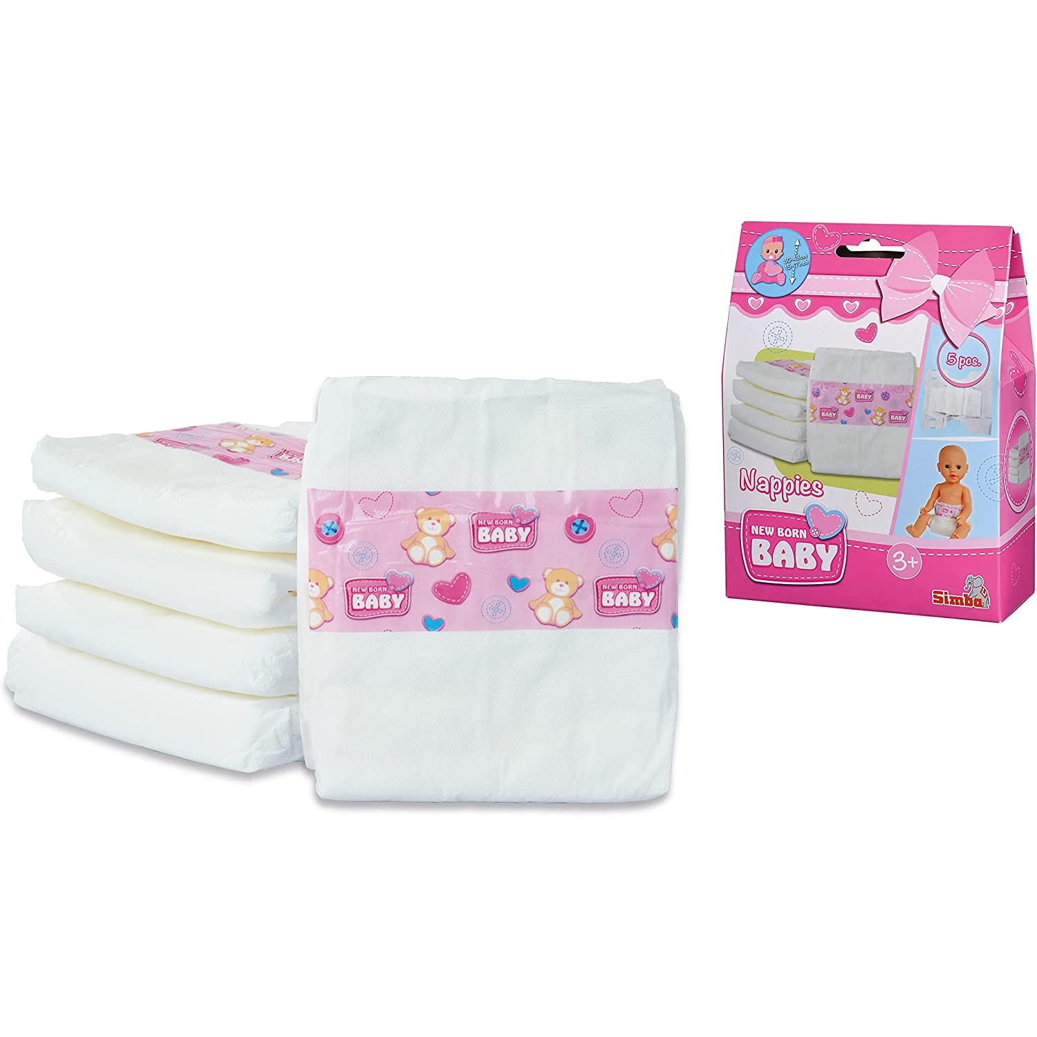 Simba Toys 105560019 New Born Baby 5 Windeln