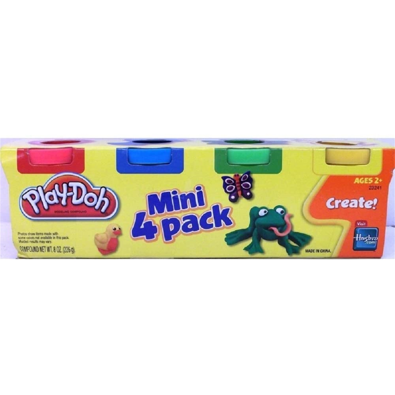 Hasbro 23241EU4 Hasbro 23241EU4 Play-Doh Schulknete Mini 4 Pack