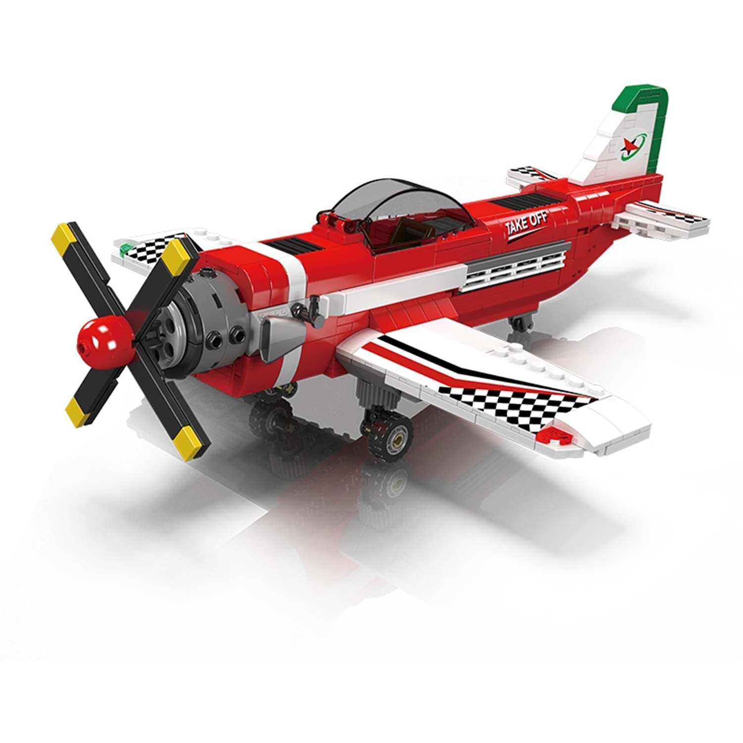 Mould King 24058 Rennflugzeug