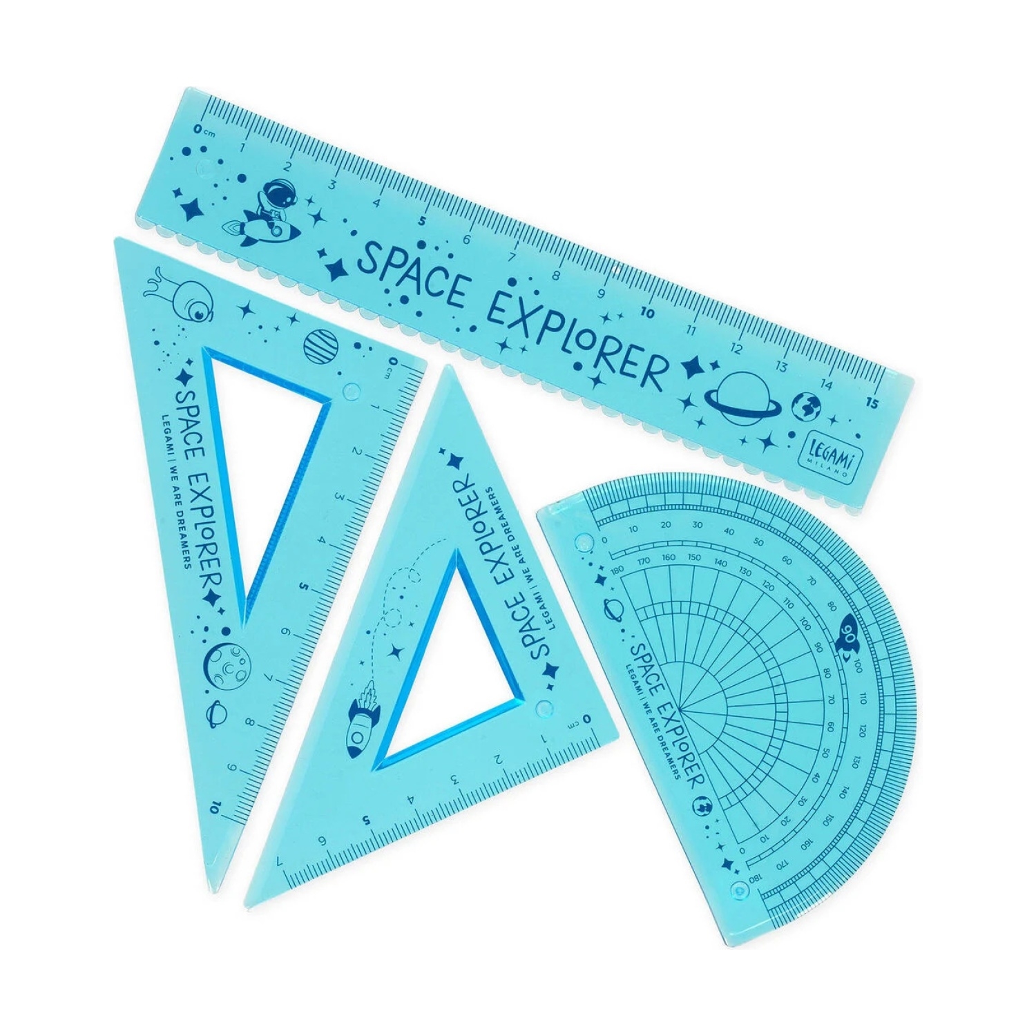 Legami RS0003 GEOMETRY SET - YOU RULE! - SPACE