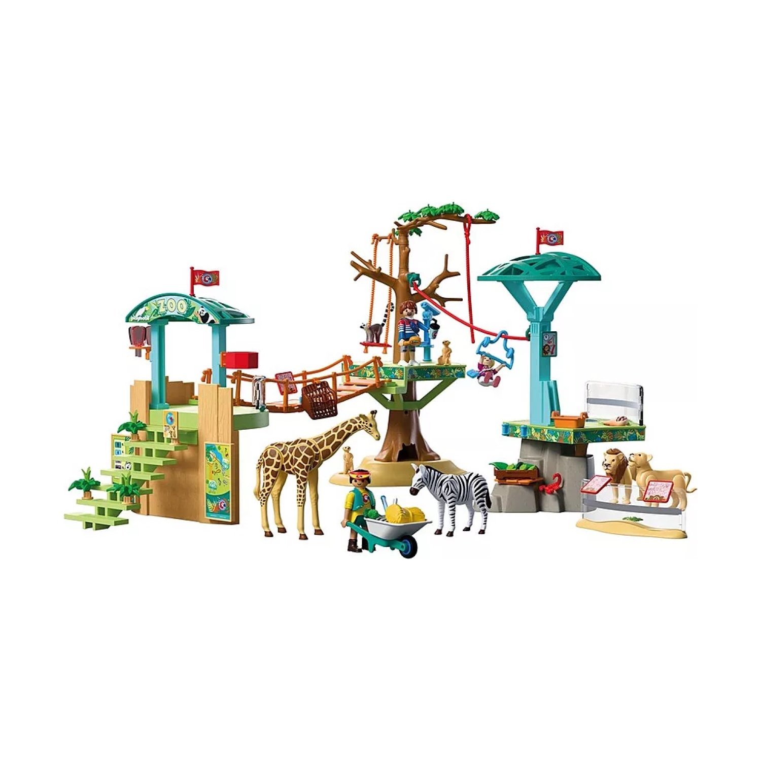 PLAYMOBIL 72070 Zoo: Wildnis-Kletterpark